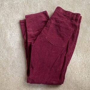 Crewcuts Burgundy Kids Casual Pants color: maroon